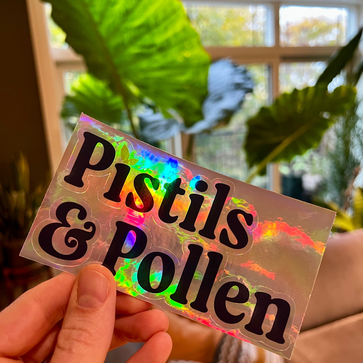 Pistils & Pollen - holographic stickers