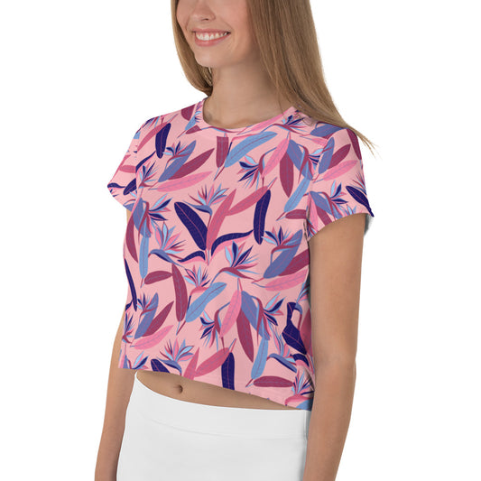 Strelitzia nicolai – Women’s Crop Top Tee