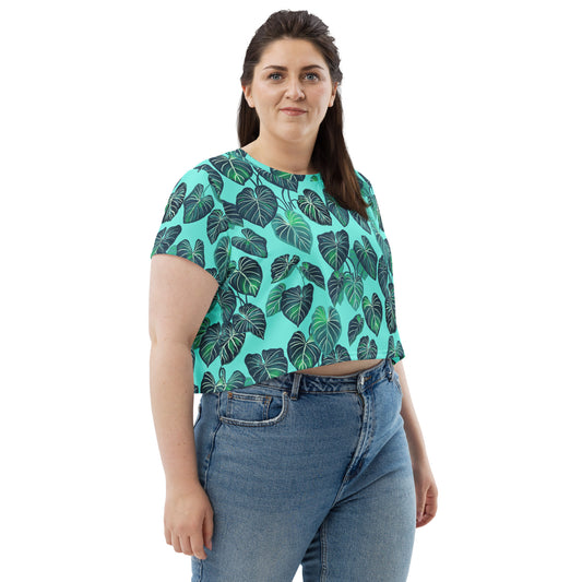 Philodendron gloriosum - Women's Crop Top Tee