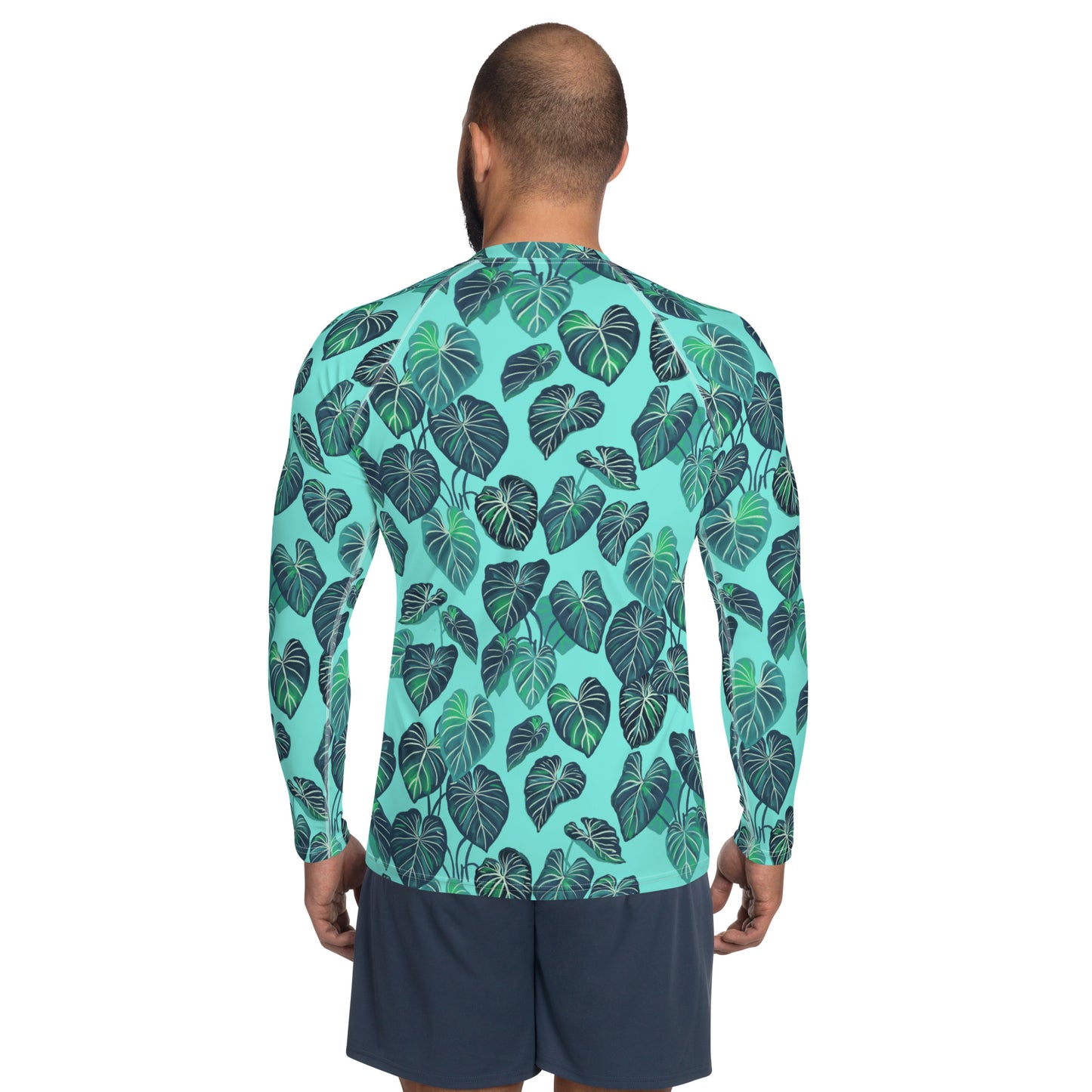 Philodendron gloriosum - Men's Long Sleeve Rash Guard