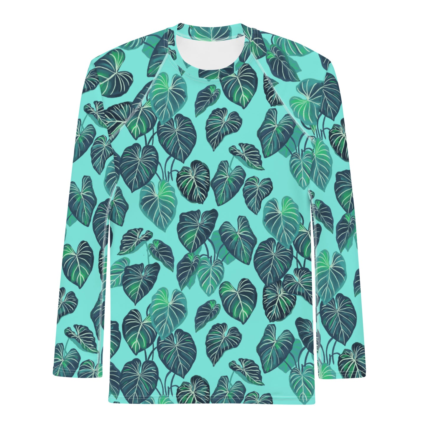 Philodendron gloriosum - Men's Long Sleeve Rash Guard