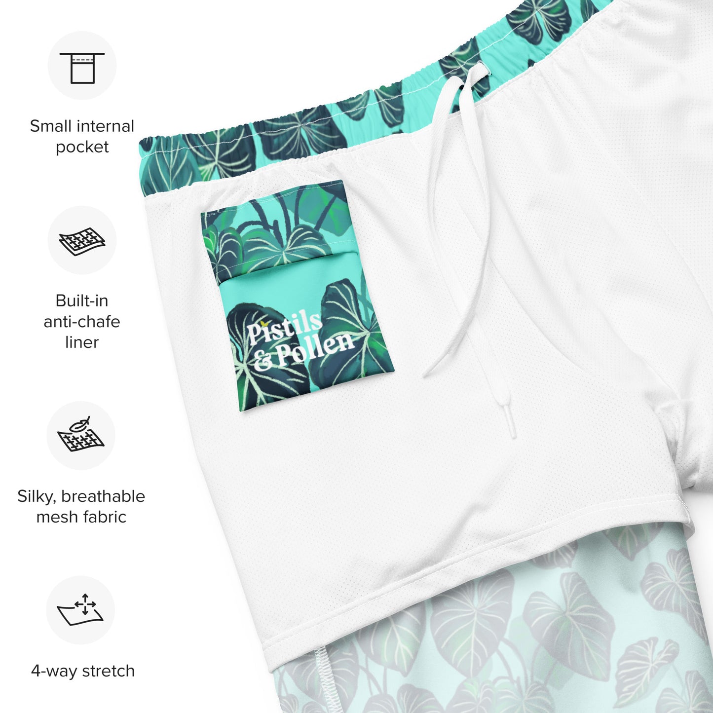 Philodendron gloriosum - Men's Swim Trunks