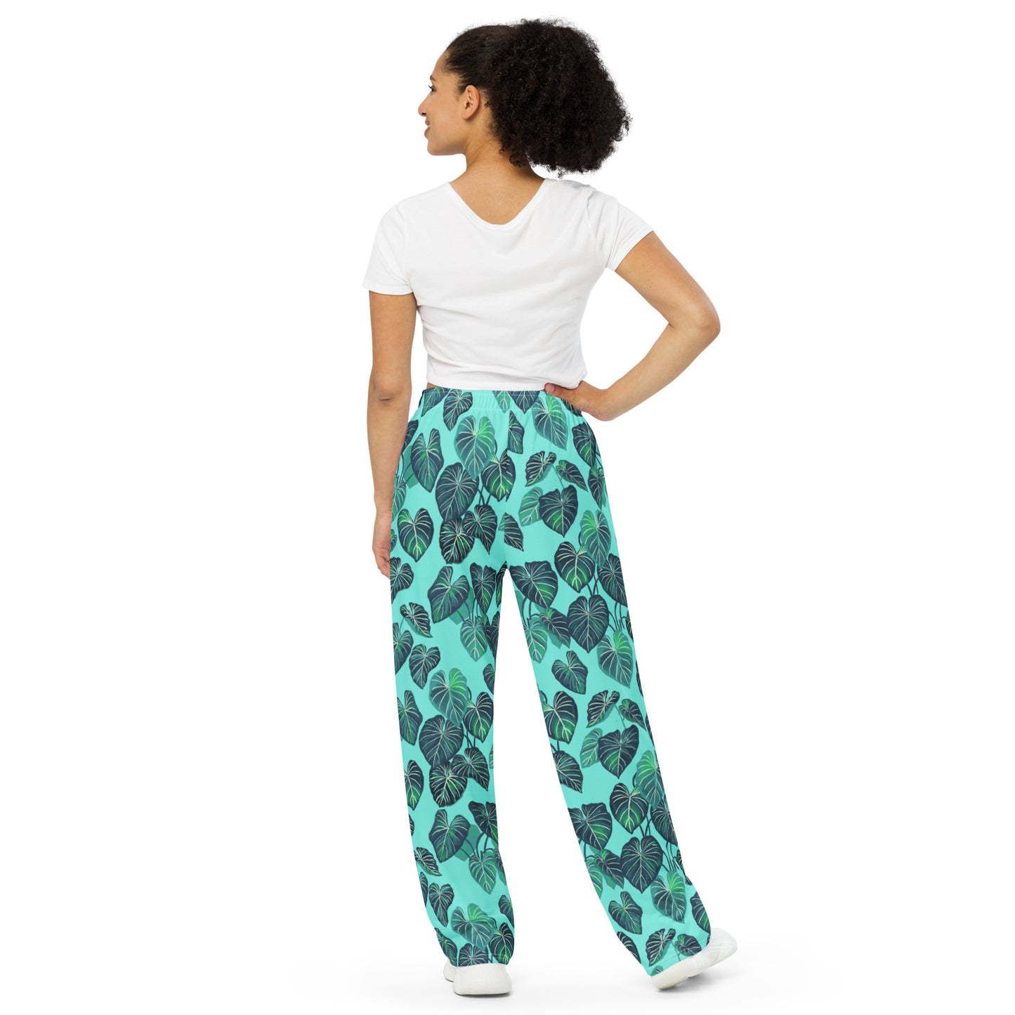 Philodendron gloriosum - Women's Wide Leg Pants