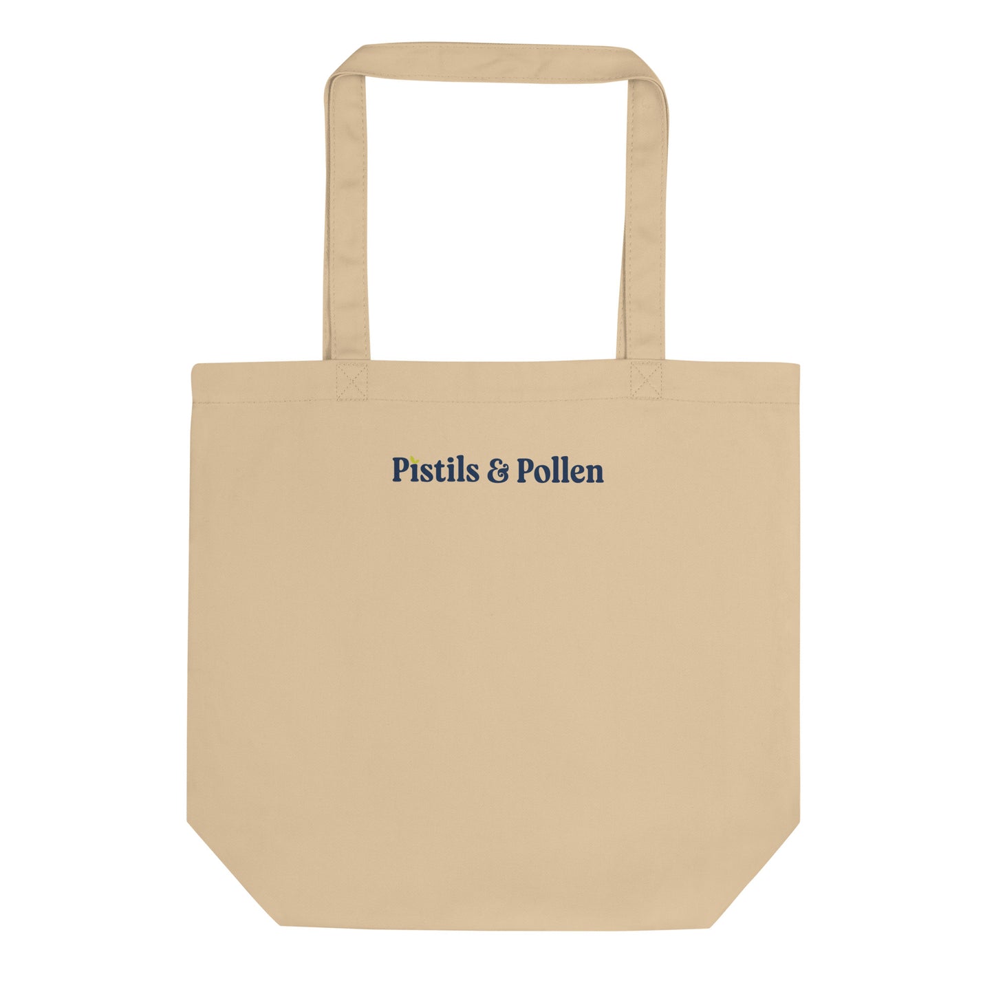 Plant Mom - Organic Cotton Tote Bag (navy on natural)