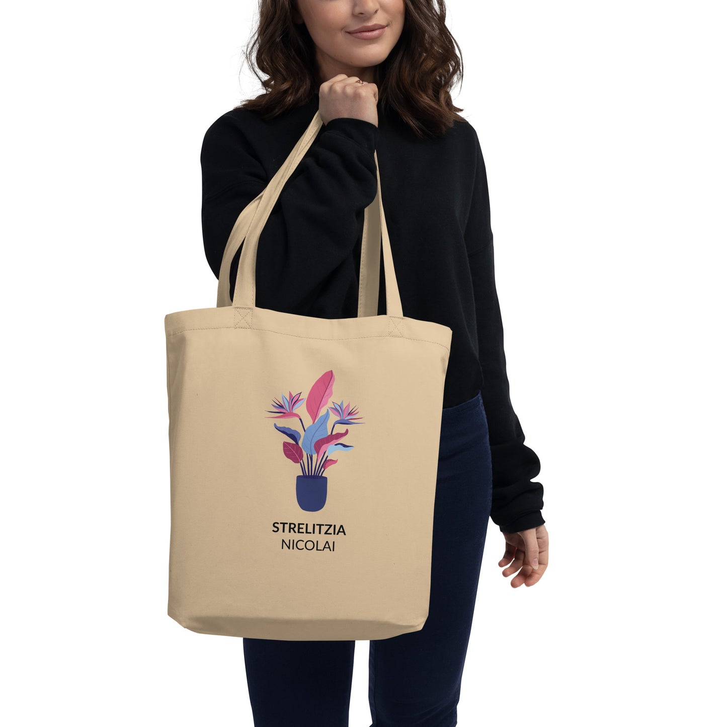 Strelitzia nicolai – Organic Cotton Tote Bag