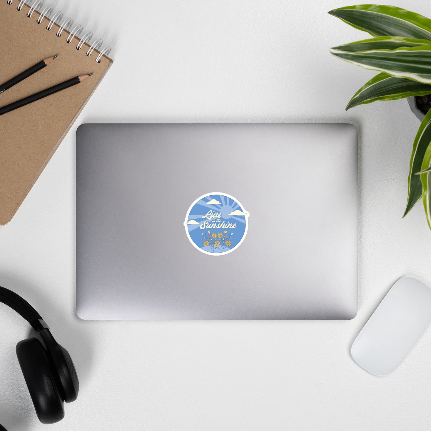 Live in the Sunshine - stickers (blue)