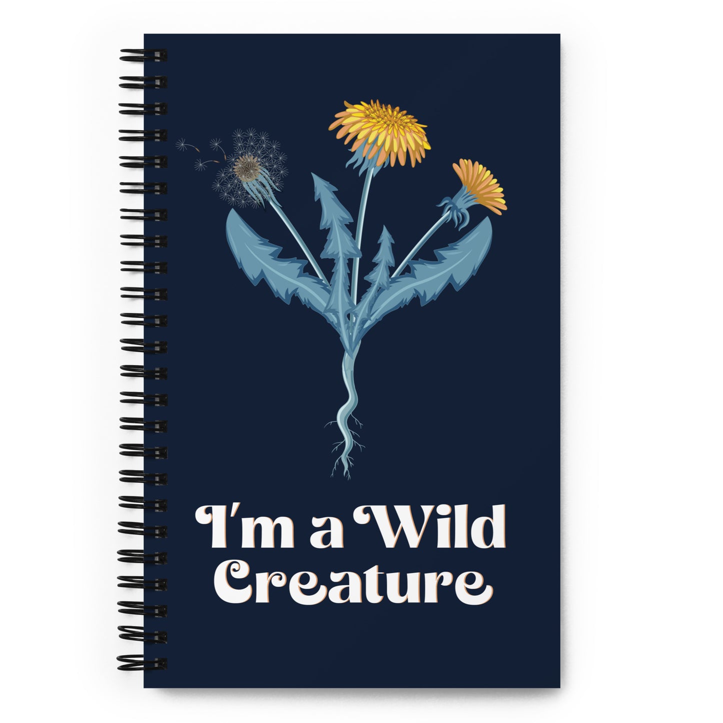 I am a Wild Creature - Spiral notebook (white)