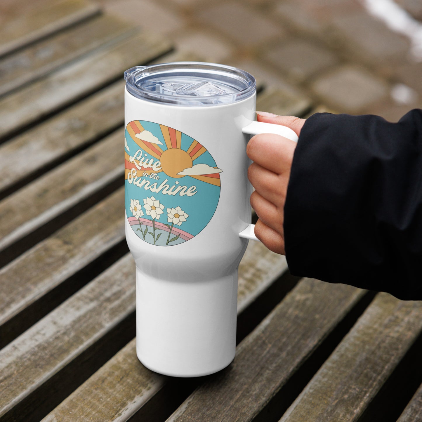 Live in the Sunshine - Travel Mug