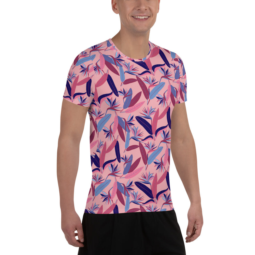 Strelitzia nicolai – Men’s Athletic T-Shirt