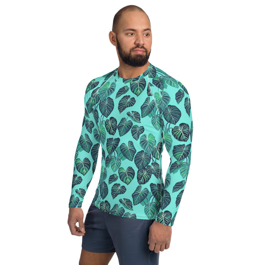 Philodendron gloriosum - Men's Long Sleeve Rash Guard