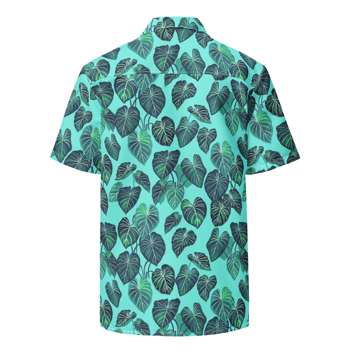 Philodendron gloriosum - Men's Button Down Beach Shirt