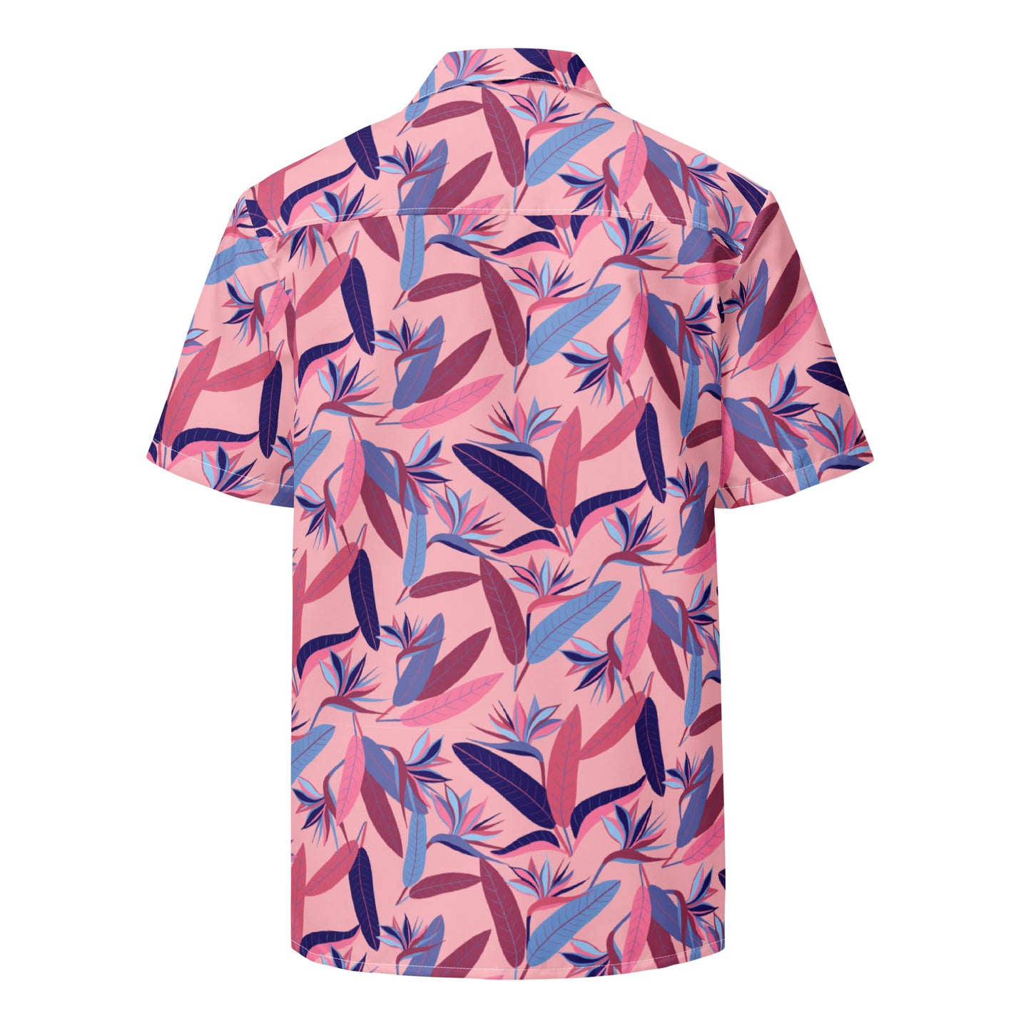 Strelitzia nicolai – Men’s Button Down Beach Shirt