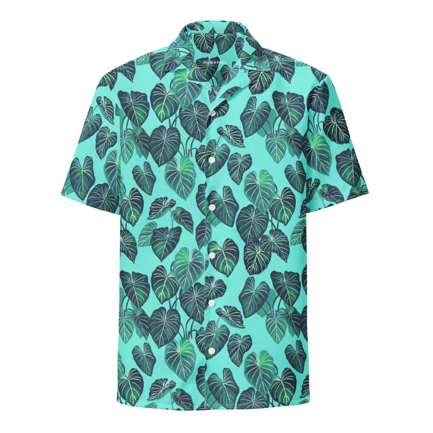 Philodendron gloriosum - Men's Button Down Beach Shirt