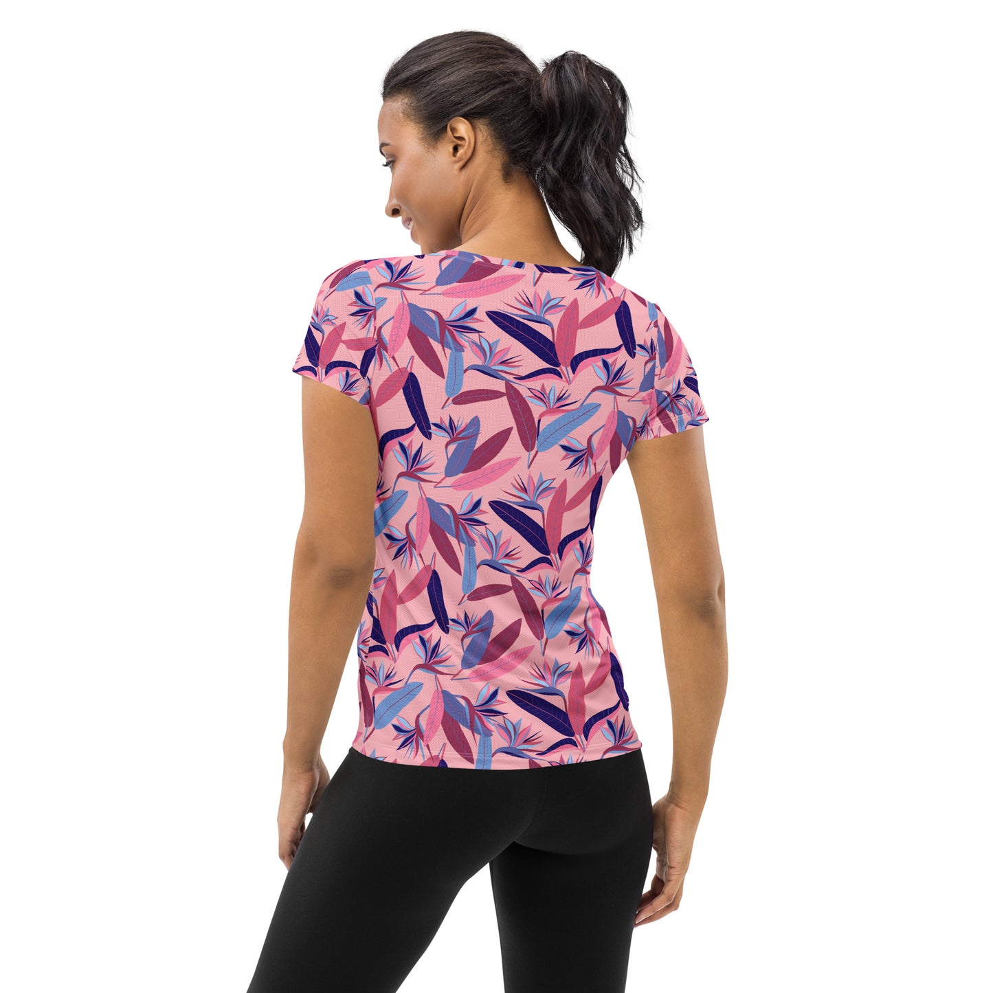 Strelitzia nicolai – Women’s Athletic T-Shirt