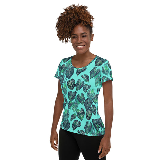 Philodendron gloriosum - Women's Athletic T-shirt