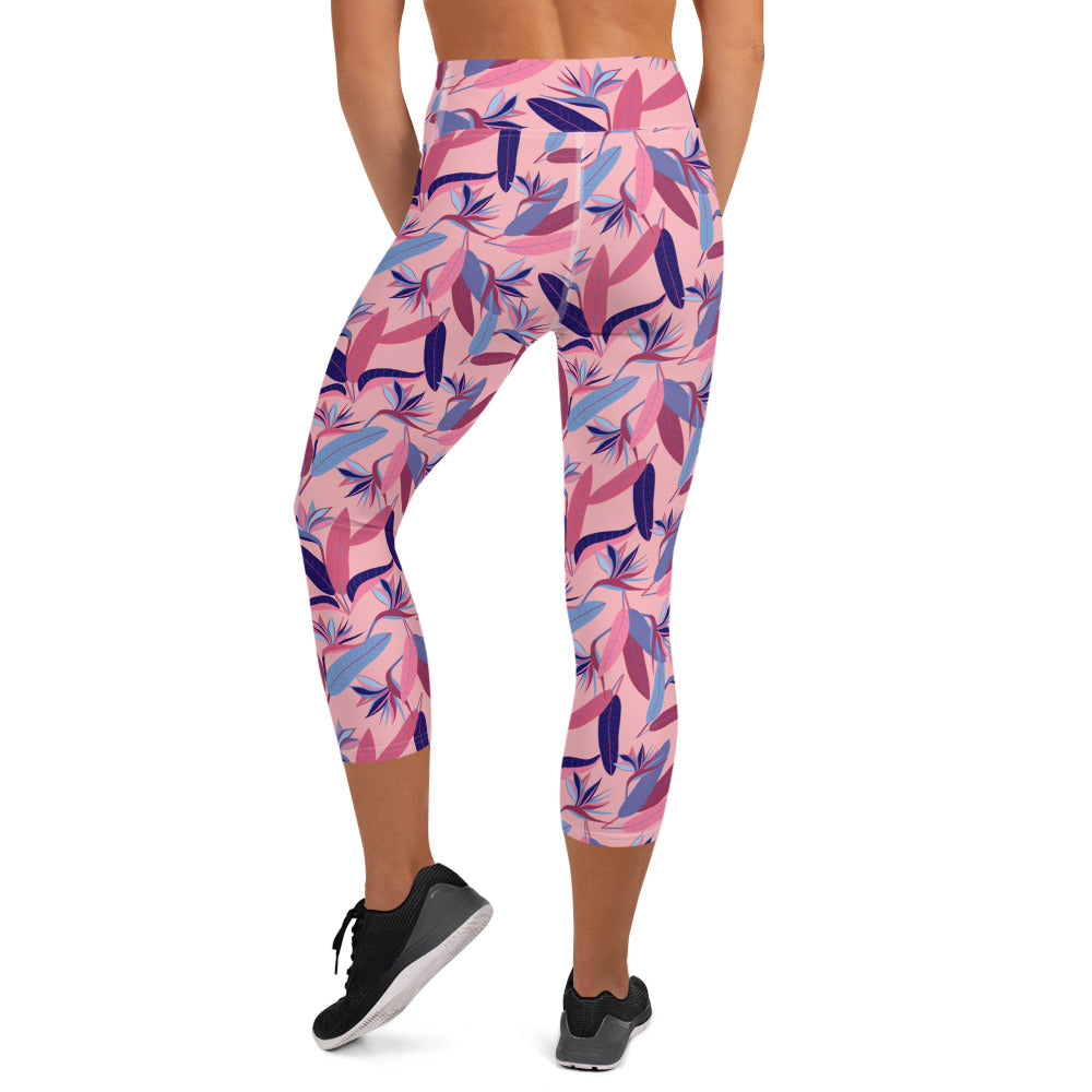 Strelitzia nicolai – Women’s Yoga Capri Leggings