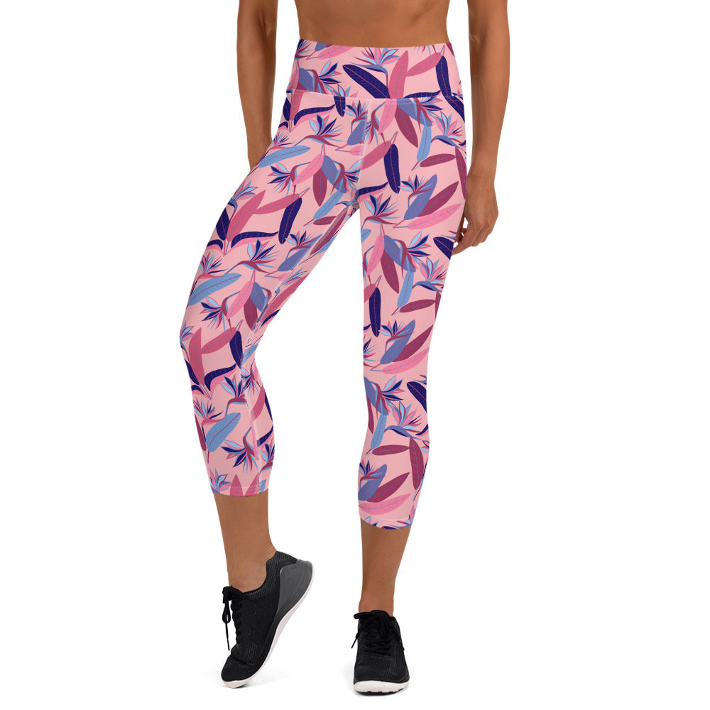 Strelitzia nicolai – Women’s Yoga Capri Leggings