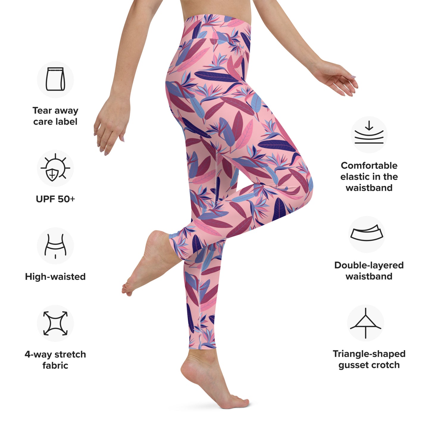 Strelitzia nicolai – Women’s Yoga Leggings