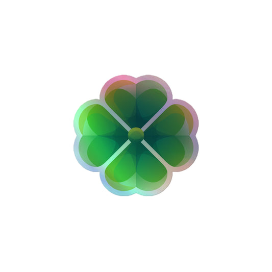 Irish Clover - Holographic Stickers