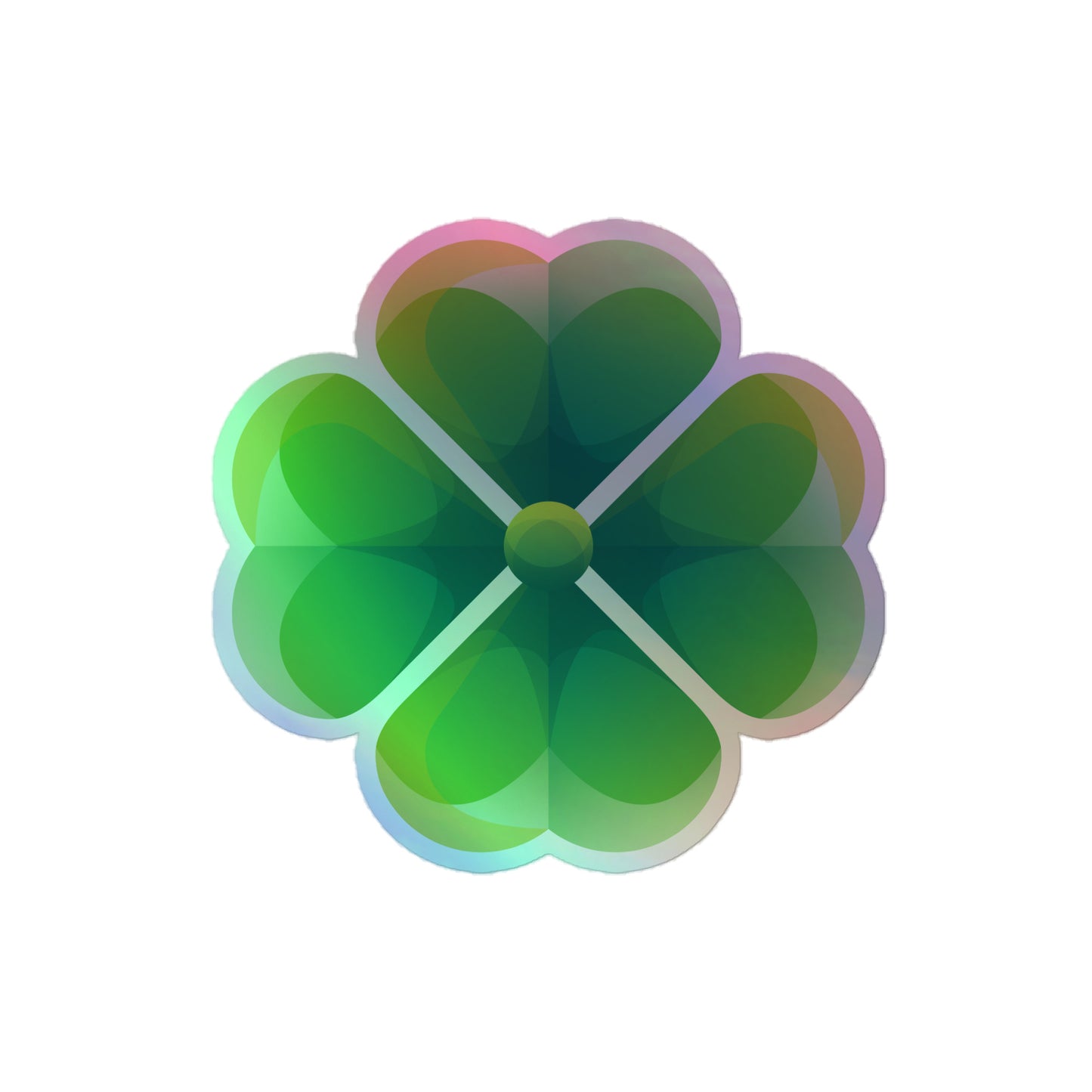 Irish Clover - Holographic Stickers