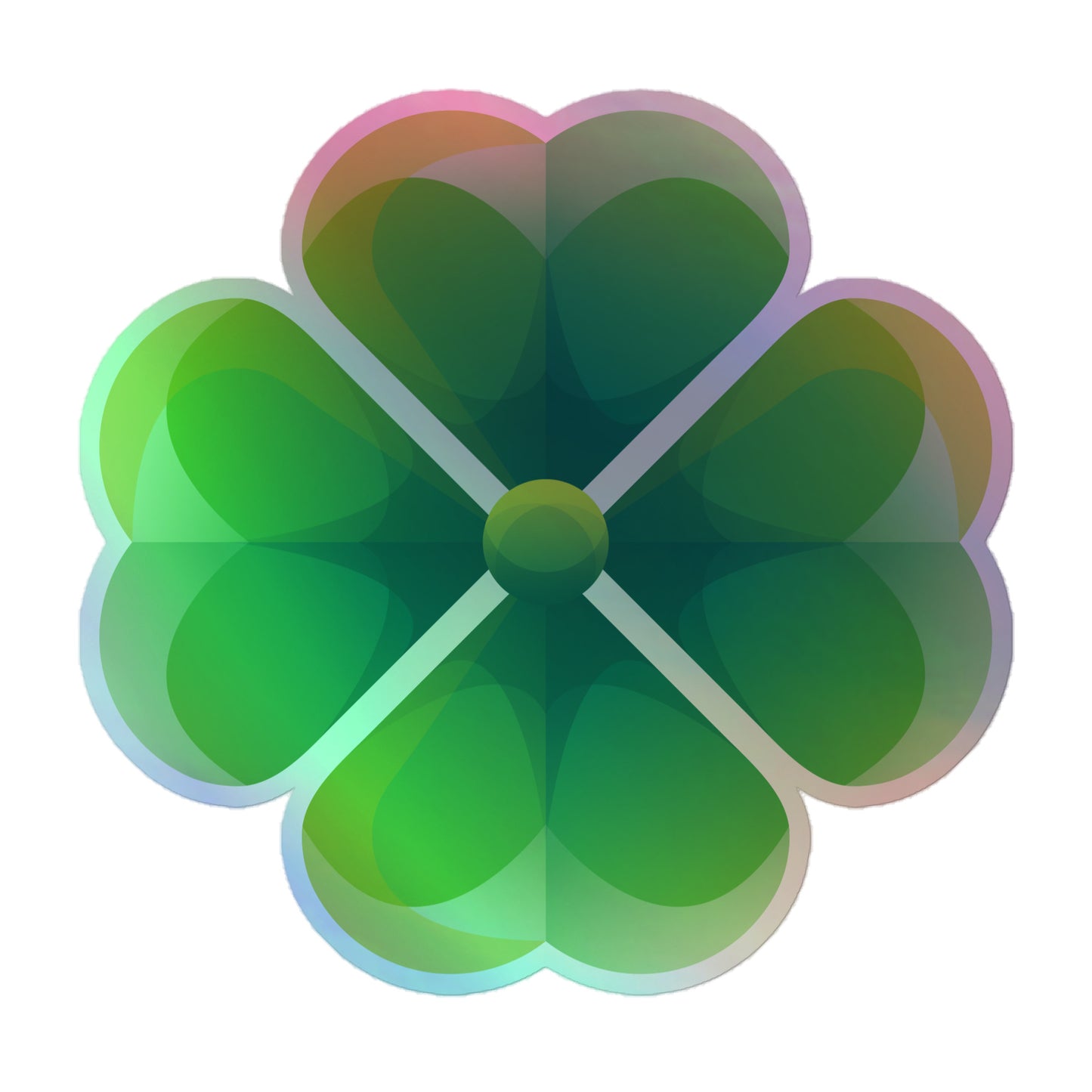 Irish Clover - Holographic Stickers