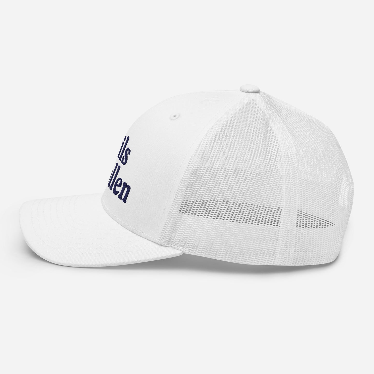 Pistils & Pollen - Snap Back Cap (blue on white)