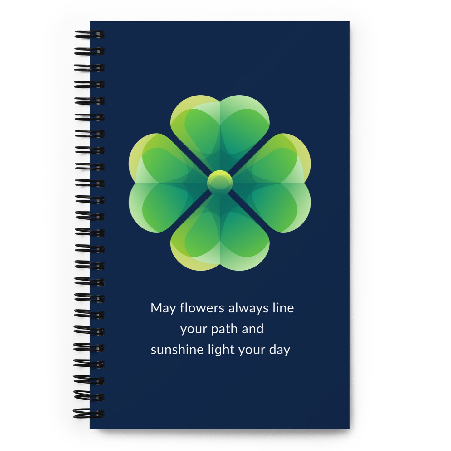 Irish Clover - Spiral notebook