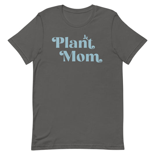 Plant Mom - Women's Cotton t-shirt (light blue)