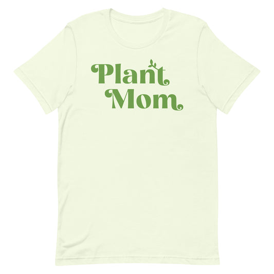 Plant Mom - Women's Cotton t-shirt (green)