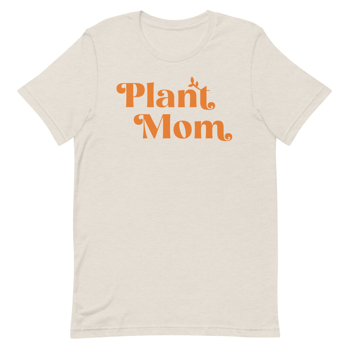 Plant Mom - Women's Cotton t-shirt (orange)