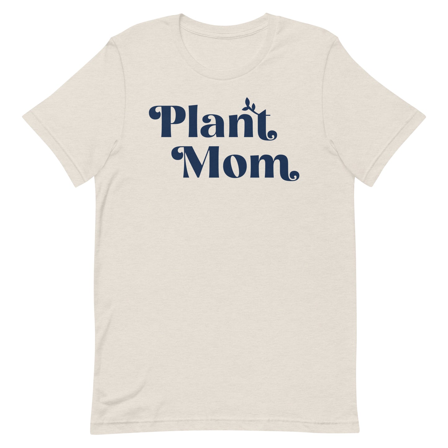 Plant Mom - Women's Cotton t-shirt (navy)