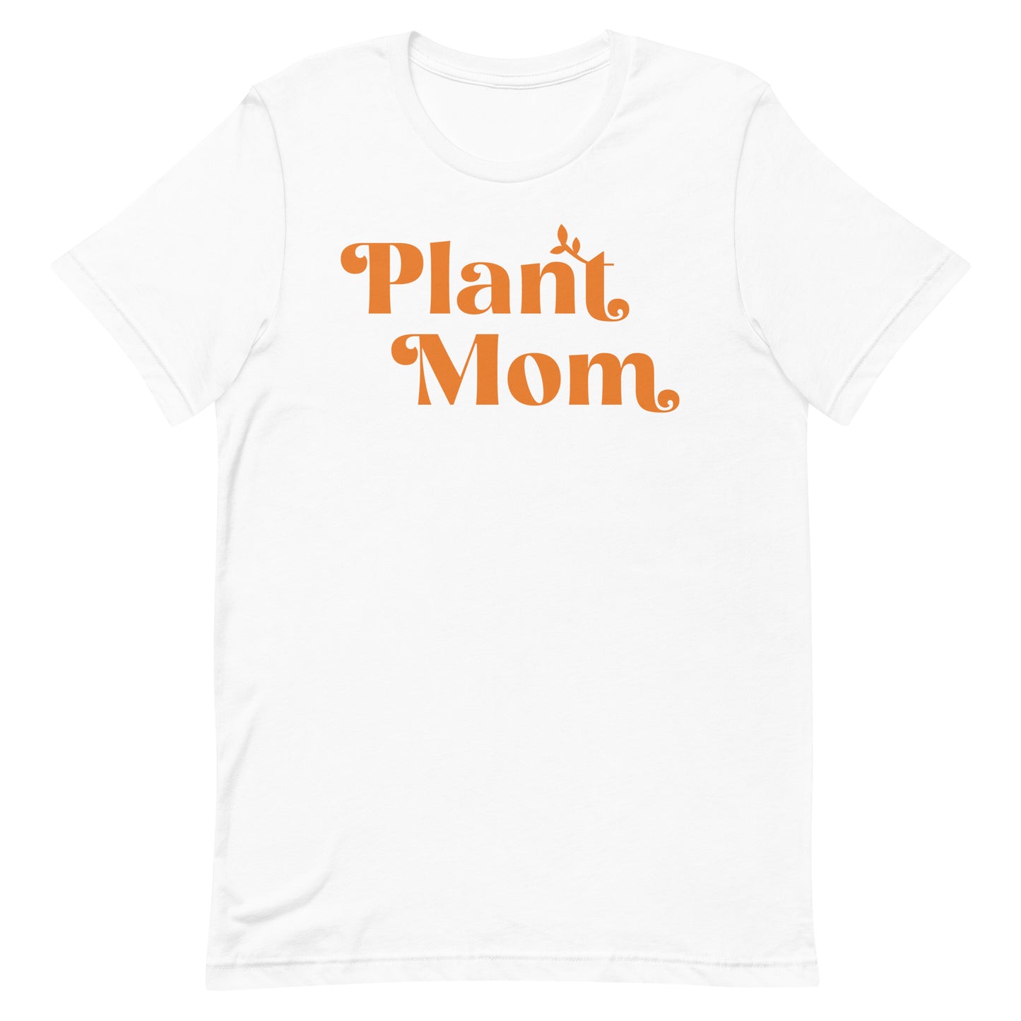 Plant Mom - Women's Cotton t-shirt (orange)