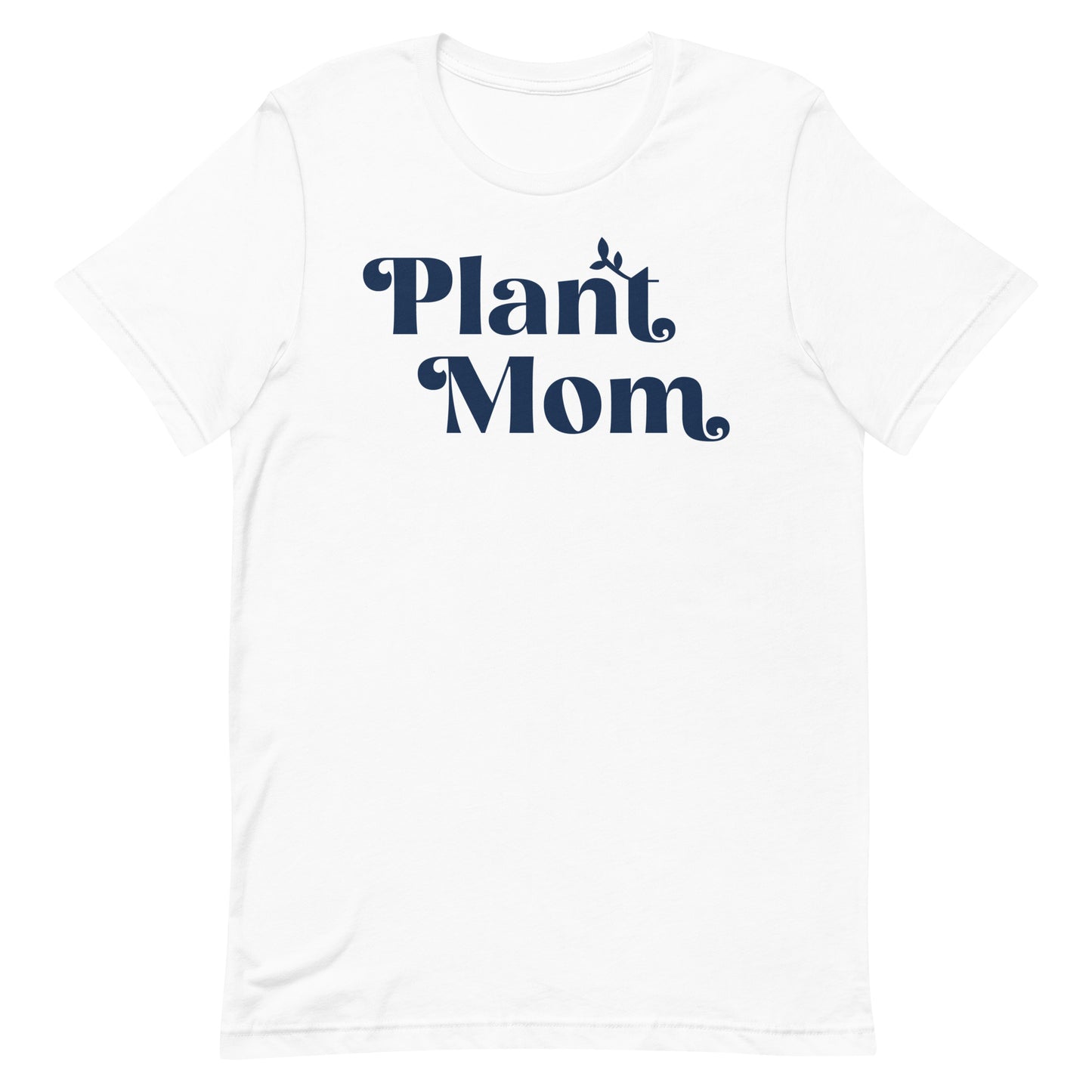 Plant Mom - Women's Cotton t-shirt (navy)