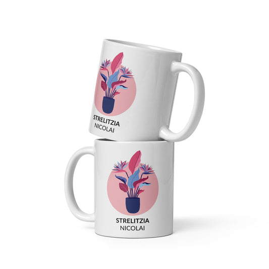 Strelitzia nicolai – Ceramic Mug